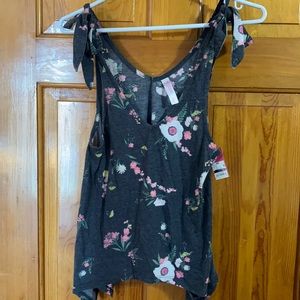 Floral tank top